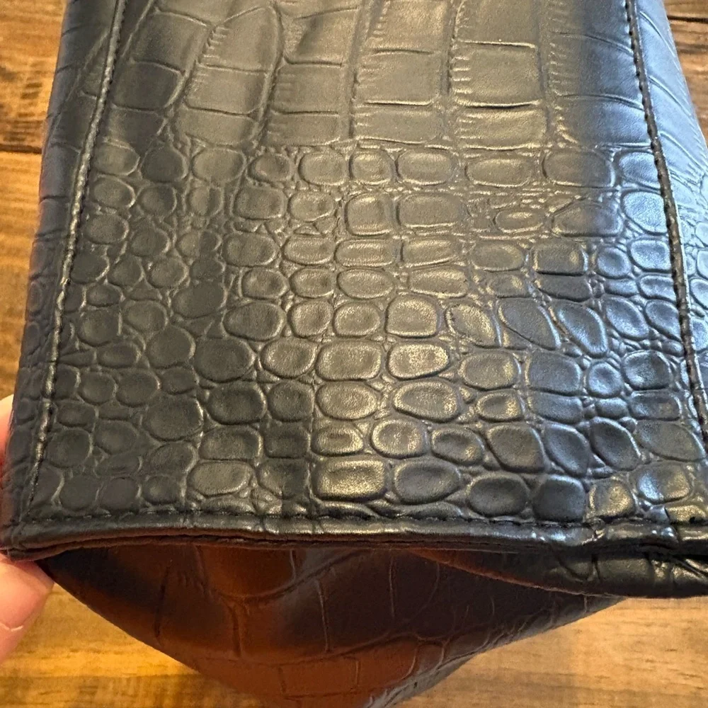 Braciano Signature Crocodile Embossed Tote